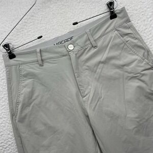 Macade Golf Pants Mens 32x29 Gray Slim Fit Performance Jogger Stretch Ankle Zip